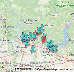 Mappa Nembro, 24027 Nembro BG, Italia (11.14813)