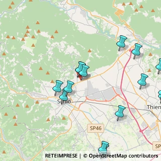 Mappa Via Ognibene dei Bonisolo, 36014 Santorso VI, Italia (5.28375)