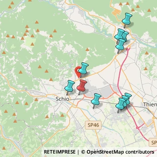 Mappa Via Ognibene dei Bonisolo, 36014 Santorso VI, Italia (4.49)