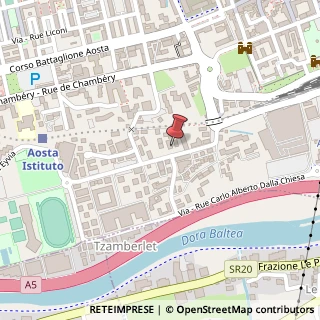 Mappa Corso Lancieri di Aosta, 10, 11100 Aosta, Aosta (Valle d'Aosta)