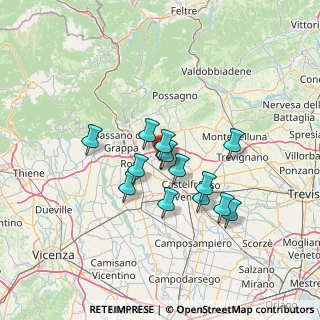 Mappa Via Adone Brunello, 31037 Loria TV, Italia (10.27857)