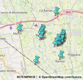 Mappa Via Adone Brunello, 31037 Loria TV, Italia (1.5215)