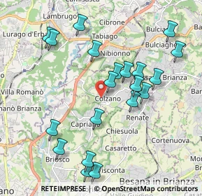 Mappa Viale della Repubblica, 20837 Veduggio Con Colzano MB, Italia (2.0705)