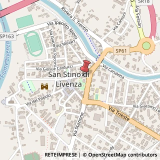 Mappa Via Guglielmo Marconi, 16, 30029 San Stino di Livenza, Venezia (Veneto)