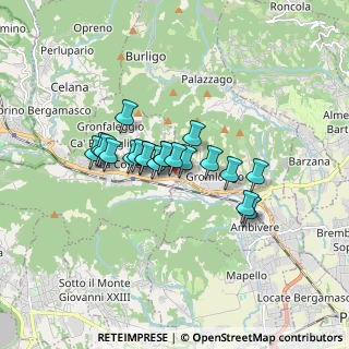 Mappa Via Valmora, 24030 Pontida BG, Italia (1.1715)