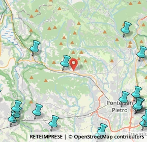 Mappa Via Valmora, 24030 Pontida BG, Italia (7.3075)