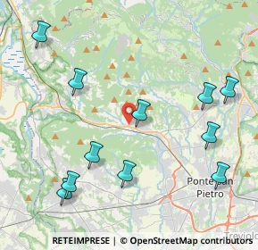 Mappa Via Valmora, 24030 Pontida BG, Italia (4.78455)