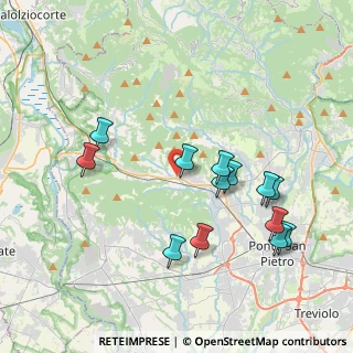 Mappa Via Valmora, 24030 Pontida BG, Italia (3.92769)