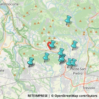 Mappa Via Valmora, 24030 Pontida BG, Italia (3.56455)