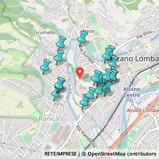 Mappa Via Mearoli, 24022 Alzano Lombardo BG, Italia (0.384)
