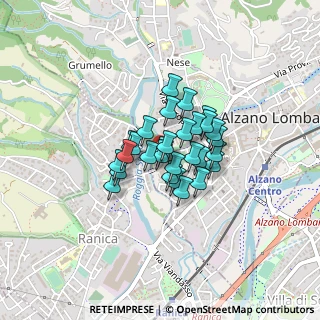 Mappa Via Mearoli, 24022 Alzano Lombardo BG, Italia (0.24483)