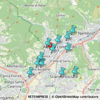 Mappa Via Mearoli, 24022 Alzano Lombardo BG, Italia (1.67833)