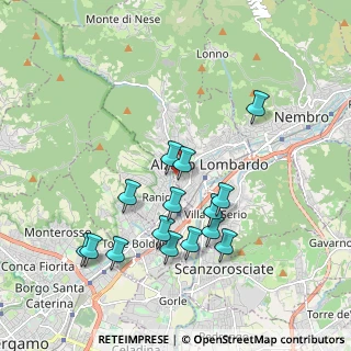 Mappa Via Mearoli, 24022 Alzano Lombardo BG, Italia (1.866)