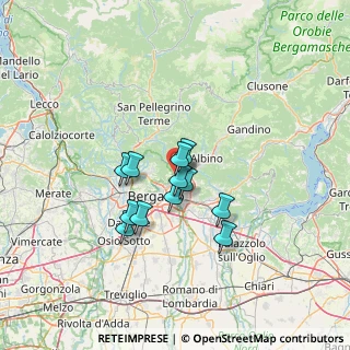 Mappa Via Mearoli, 24022 Alzano Lombardo BG, Italia (9.72167)