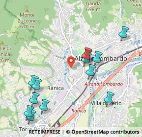 Mappa Via Mearoli, 24022 Alzano Lombardo BG, Italia (1.12)