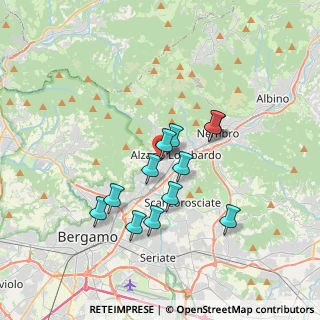 Mappa Via Mearoli, 24022 Alzano Lombardo BG, Italia (2.93833)