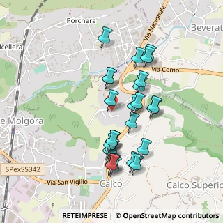 Mappa Via Privata Saint Germain Laprade, 23885 Calco LC, Italia (0.41154)