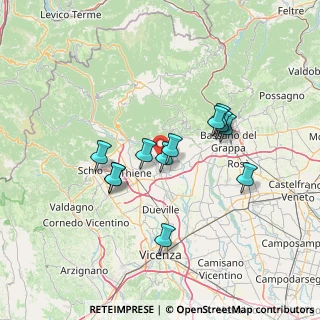 Mappa Via Bordalucchi, 36030 Fara Vicentino VI, Italia (11.67333)
