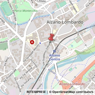 Mappa Via D'Alzano Guglielmo, 5, 24022 Alzano Lombardo, Bergamo (Lombardia)