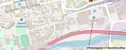 Mappa Aosta