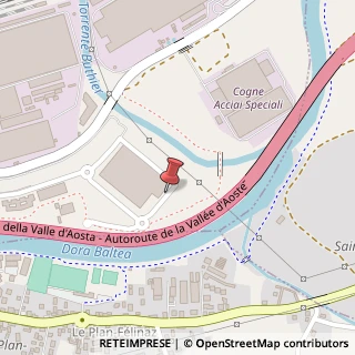 Mappa Strada Statale 5, 5, 11100 Aosta, Aosta (Valle d'Aosta)