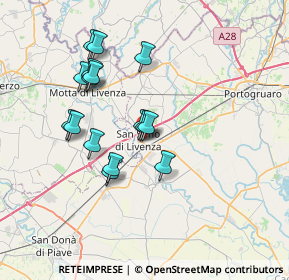 Mappa Via Pier Paolo Pasolini, 30029 San Stino di Livenza VE, Italia (6.3425)
