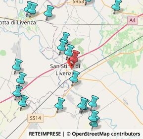 Mappa Via Pier Paolo Pasolini, 30029 San Stino di Livenza VE, Italia (5.1005)