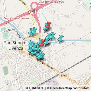 Mappa Via Pier Paolo Pasolini, 30029 San Stino di Livenza VE, Italia (0.31071)