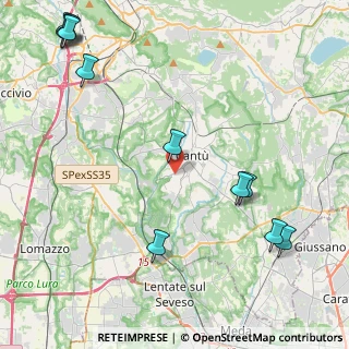 Mappa Via Aspromonte, 22063 Cantù CO, Italia (5.79727)