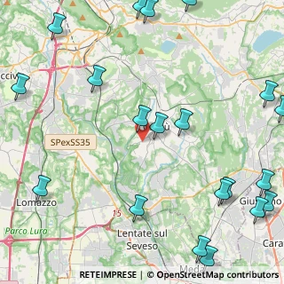 Mappa Via Aspromonte, 22063 Cantù CO, Italia (6.419)