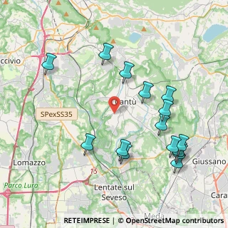 Mappa Via Aspromonte, 22063 Cantù CO, Italia (4.39933)