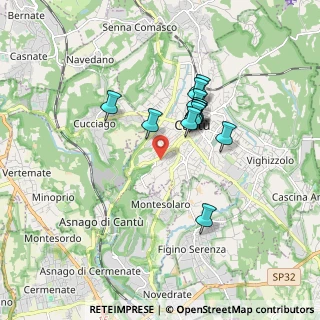 Mappa Via Aspromonte, 22063 Cantù CO, Italia (1.33615)