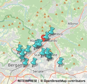 Mappa Via IV Novembre, 24022 Alzano Lombardo BG, Italia (3.4275)