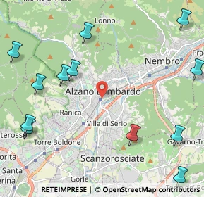 Mappa Via Patelli Cesare Monsignor, 24022 Alzano Lombardo BG, Italia (2.93667)