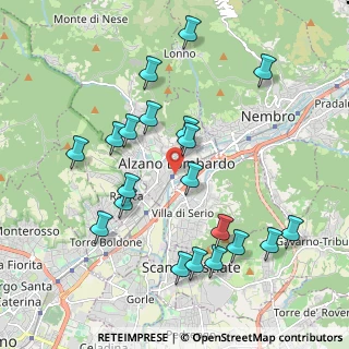 Mappa Via Patelli Cesare Monsignor, 24022 Alzano Lombardo BG, Italia (2.0785)