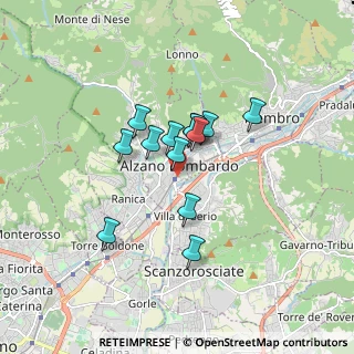 Mappa Via Patelli Cesare Monsignor, 24022 Alzano Lombardo BG, Italia (1.19769)