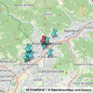 Mappa Via IV Novembre, 24022 Alzano Lombardo BG, Italia (1.29615)