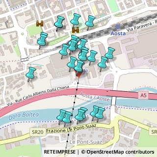 Mappa Via Giorgio ELTER, 11100 Aosta AO, Italia (0.21923)