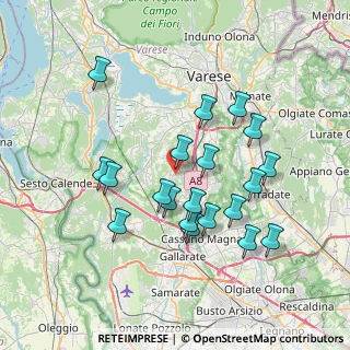 Mappa Sumirago, 21040 Sumirago VA, Italia (6.9335)
