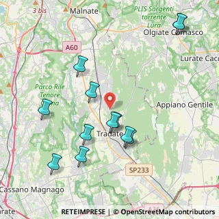 Mappa Via Guglielmo Marconi, 21040 Venegono Inferiore VA, Italia (4.33583)