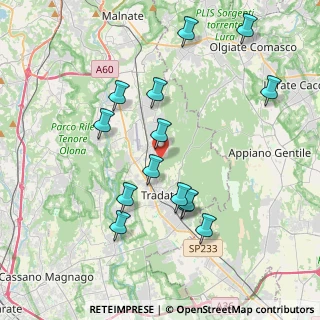 Mappa Via Guglielmo Marconi, 21040 Venegono Inferiore VA, Italia (3.93714)