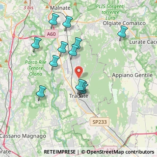 Mappa Via Guglielmo Marconi, 21040 Venegono Inferiore VA, Italia (3.73333)