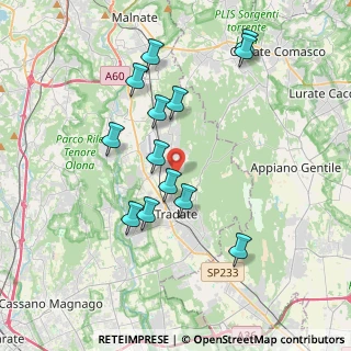Mappa Via Guglielmo Marconi, 21040 Venegono Inferiore VA, Italia (3.64615)