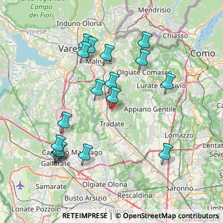 Mappa Via Guglielmo Marconi, 21040 Venegono Inferiore VA, Italia (8.34529)