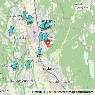 Mappa Via Guglielmo Marconi, 21040 Venegono Inferiore VA, Italia (2.14)