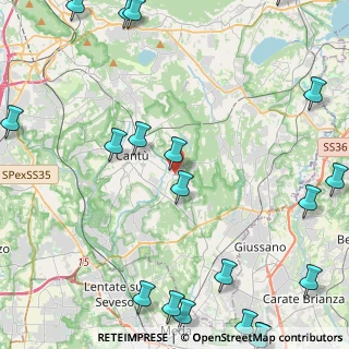 Mappa Via Montello, 22063 Cantù CO, Italia (6.8245)
