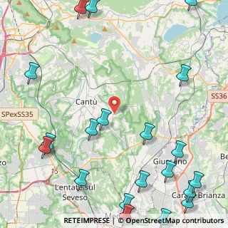 Mappa Via Montello, 22063 Cantù CO, Italia (6.665)