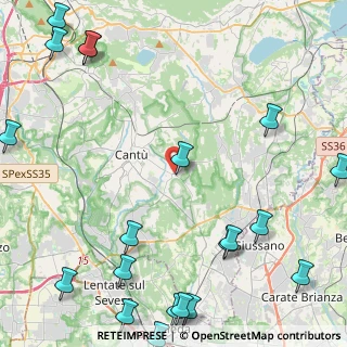 Mappa Via Montello, 22063 Cantù CO, Italia (6.7725)