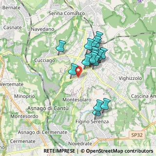 Mappa Cantù, 22063 Cantù CO, Italia (1.36333)