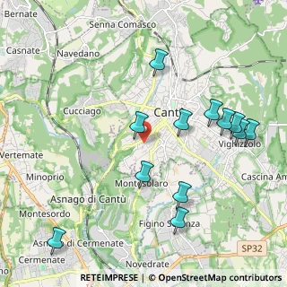 Mappa Cantù, 22063 Cantù CO, Italia (2.23333)